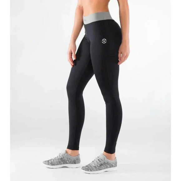 Virus Pants - Virus | ECO49 CoolJade Jet Compression Leggings | black | Med